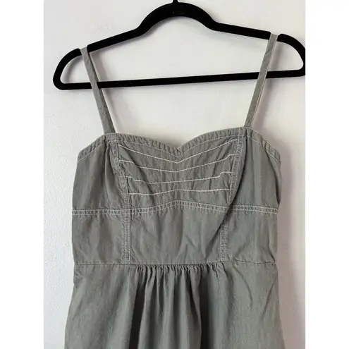 Mossimo Y2K Chambray Denim Light Wash Mini Babydoll Skater Dress Size Medium Blue