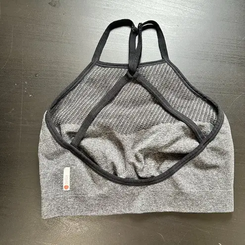 Zella Nordstrom Mesh Detail Halter Neck Sports Bra Bralette Bra Top Size Large