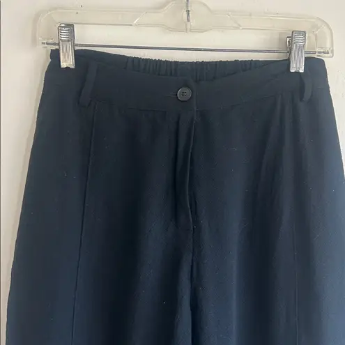 Disturbia Aya Embroidered Linen Blend Balloon Pants Size 4 NWT Black