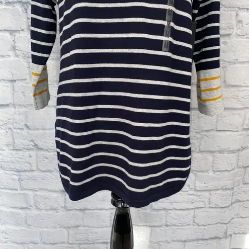 United States Sweaters women M NWT Vneck Longsleeve pullover stripe sweater