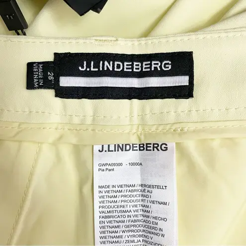 NWT J. Lindeberg Pia Golf Pant Women’s Size 26 2 Wax Yellow Sports Athletic NEW