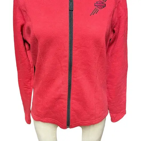 Harley Davidson Logo Embroidered Zip