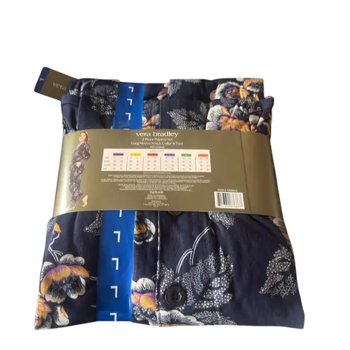 Vera Bradley NWT  Women's Notch Collar PJ Set Large - Image 9