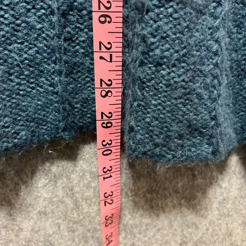 Arizona Jeans Arizona V-Neck Knit Sweater Long Sleeve Pullover Blue Teal Large