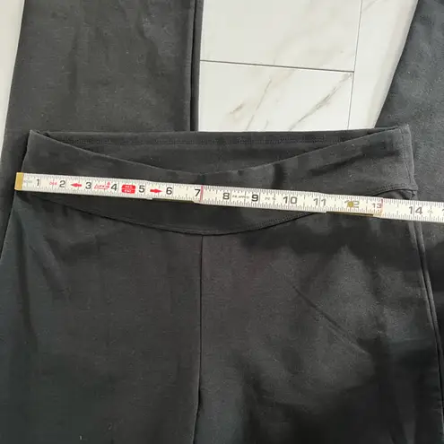 Fishers Finery Boot Leg Bamboo Blend Yoga Pant with back pockets size medium Gray