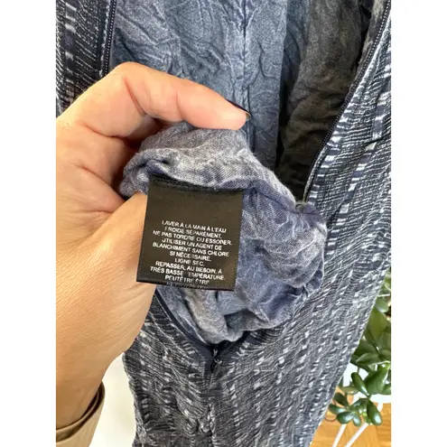 HD in Paris Anthropologie Flowy Harbor Texture Jumpsuit Romper Dressy, Size 4