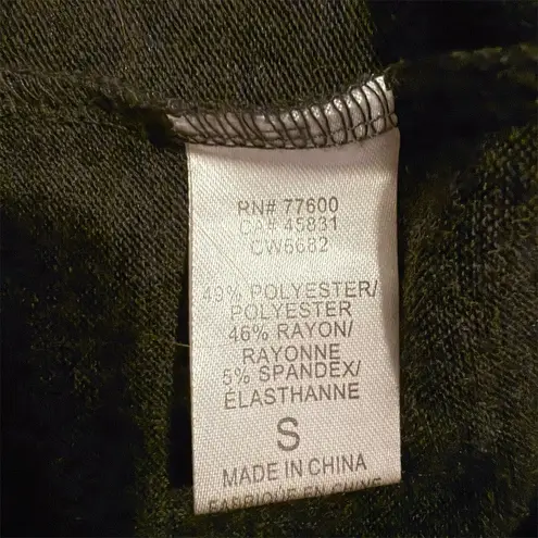 Chaser  Women's Black Asymmetrical Hem Long Sleeve Top Size S thumbnail 10