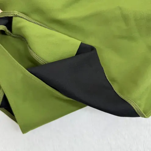 New Beginnings By April Daniels Olive Green One Shoulder Bodysuit Small