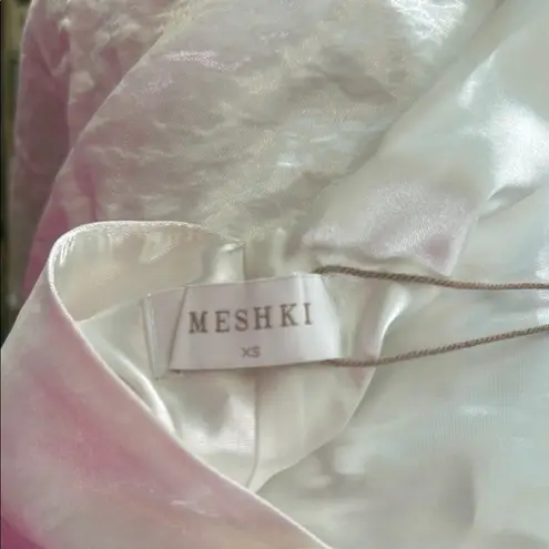 Meshki White Backless Dress