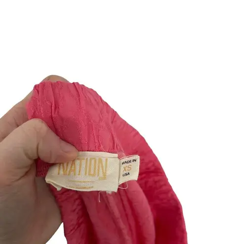 Nation Ltd Fremont Flamingo Pink Leopard Un-Jogger Pants Pull On Womens XS