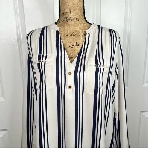 Ulla Johnson Sz 10  Sailor Regatta White Striped Silk Blend Shirt Dress