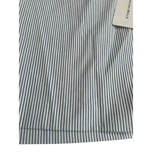 Carolina belle Blue White Striped Shorts Size US 16 NEW NWT