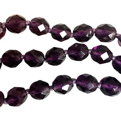 Heidi Daus "Suitably Sophisticated" Art Deco Medallions Necklace Purple