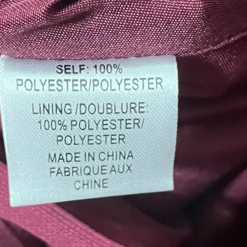 Marchesa Notte Valentia Gown Women’s Size 8 Burgundy A