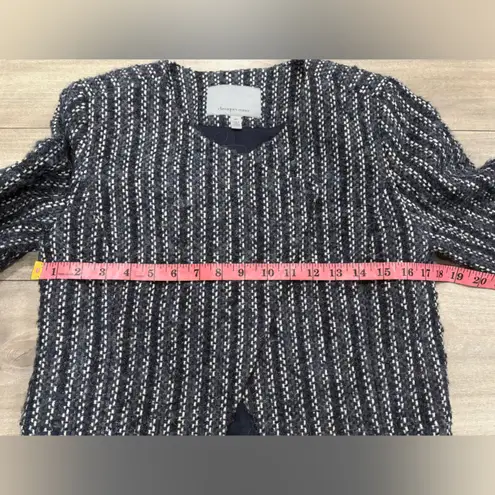 Classiques Entier Navy Blue and White Striped Cardigan Size XS