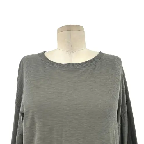 Nation Ltd Nation LTD Giselle Cropped Tee Small Gray Pima Cotton Size XS