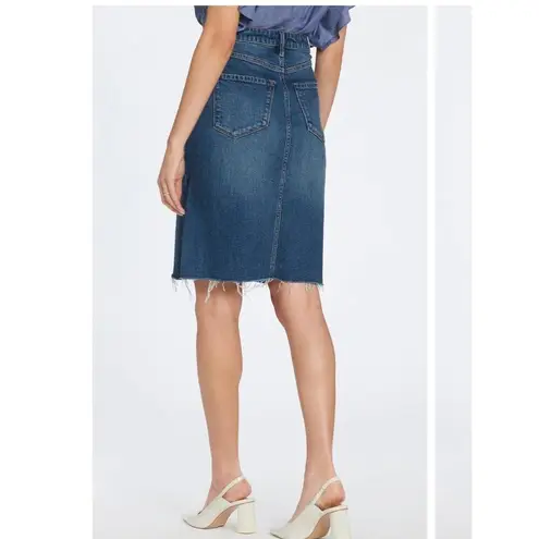 Dear John  Oakland Classic High Waisted Double Side Slit Denim Mini Skirt Size 25