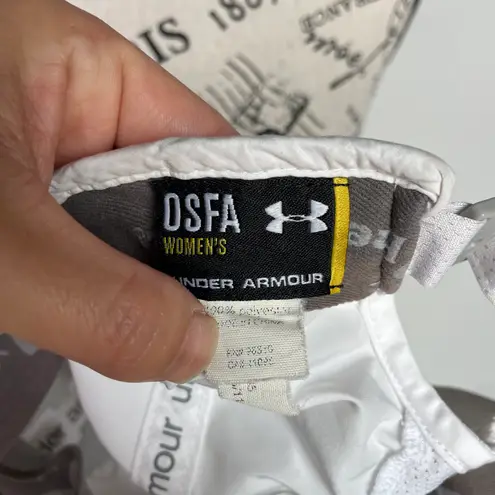 Under Armour white lightweight running workout cap hat - Image 13