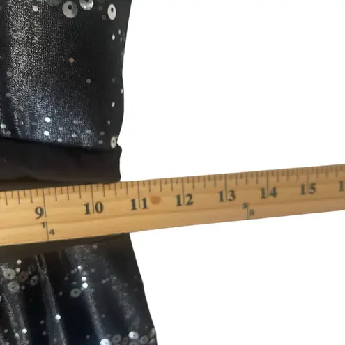 Rockin Town Y2k 2000s Size Small Sequin Whymsical Feather Mini Going Out Dress Green