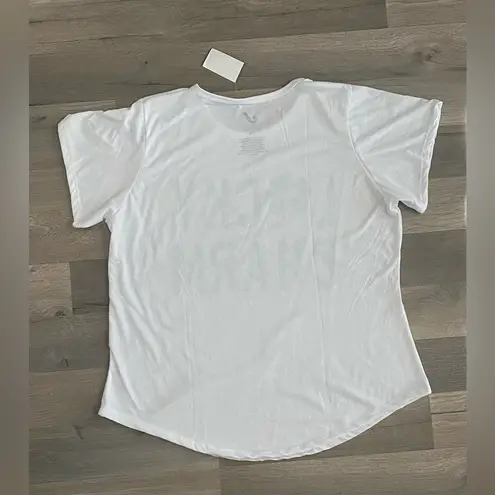 Jantzen Women’s Lucky Charm Shirt White Size 1X Plus NEW