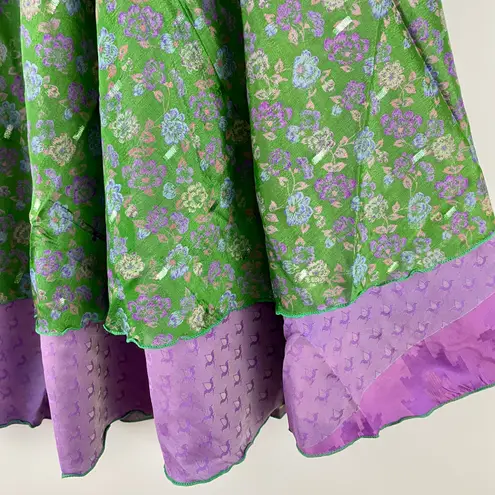 Reversible Wrap Maxi Skirt BIN168