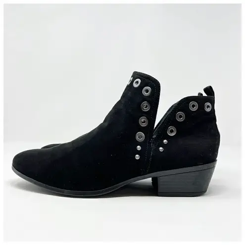 Circus by Sam Edelman Sam Edelman Black Suede Leather Studded RUBIN Ankle Boots