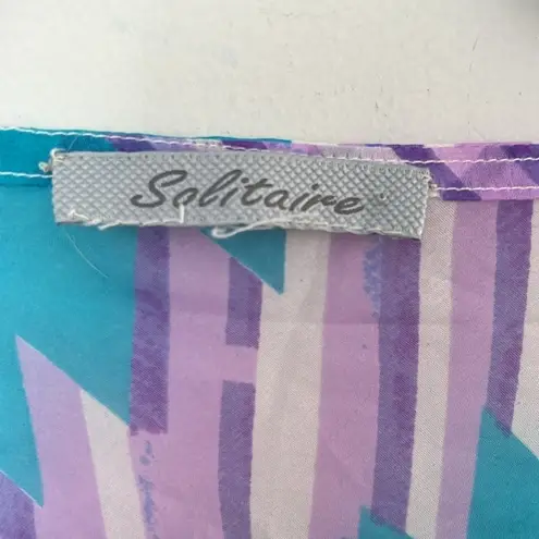 Solitaire by Ravi Khosla Jewel & Bead Encrusted swim coverup Small ◼️