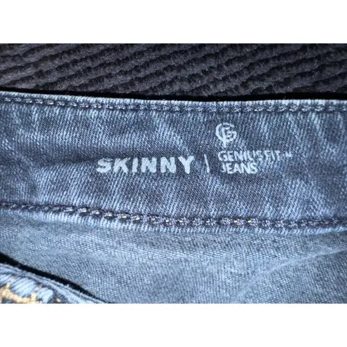 Lane Bryant  Womens Size 18 Skinny Genius Fit Jeans Dark Wash Denim