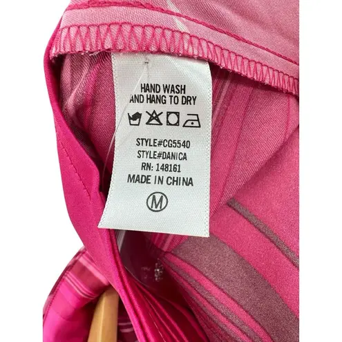 New Buddy Love McKenna Pajama Set Sugar Berry Removable Feather Cuffs Medium Pink