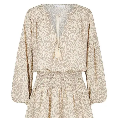 GIRL AND THE SUN Leopard Print Tan Mini Dress Size XS
