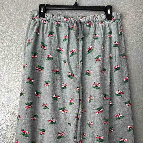 Gray Christmas Lights Pajama Pants Size L (12–14) Red Size L