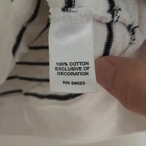 Banana Republic  scoopneck cotton stripe sweatshirt nautical #TaylorSwiftRed