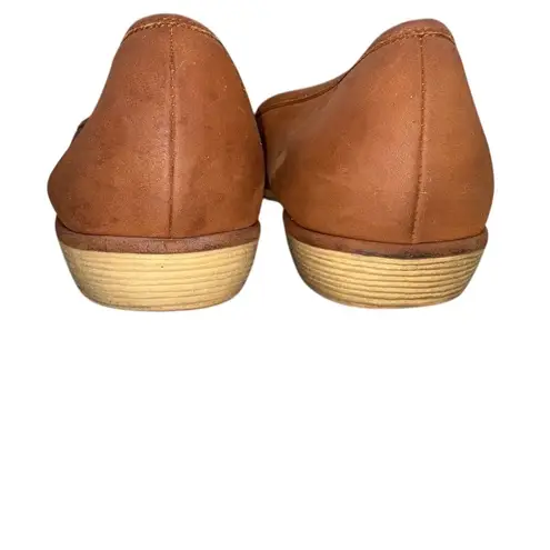 Salvatore Ferragamo women's Brown Suede Penny Loafers Size 8 AAA Narrow Shoes