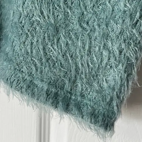 Jolie Fuzzy Double V Neck Sweater