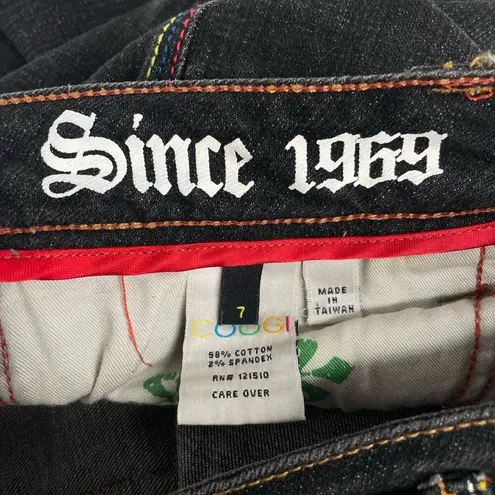 COOGI Straight Leg Black Jeans Size 7