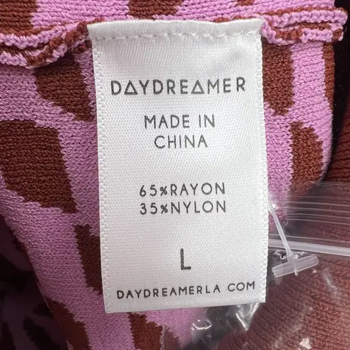 Daydreamer  Magenta Wave Cardigan Large New