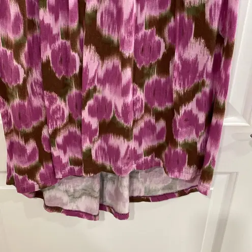 Matilda Jane Hello Lovely Adore Me Geo Ruched Sleeveless Dress size L