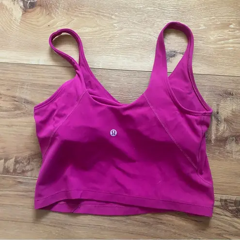 Lululemon Fuschia align tank