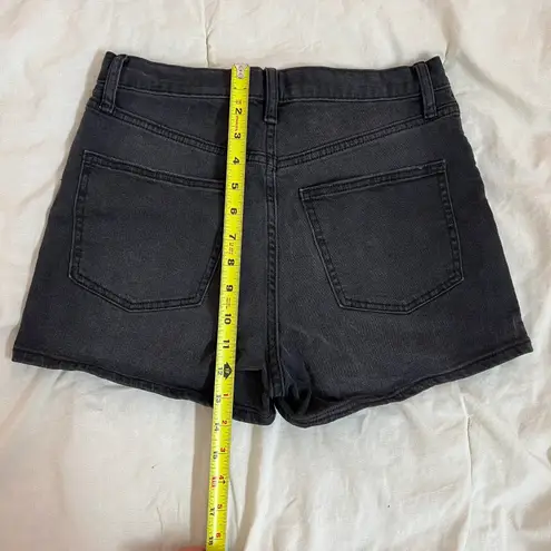 Uniqlo NWOT  Dark Gray High Rise Denim Jean Shorts Size 27 Small