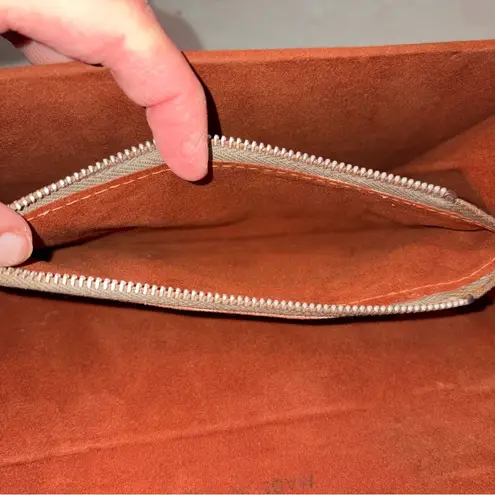 Vintage Alligator Skin Clutch Purse Bag