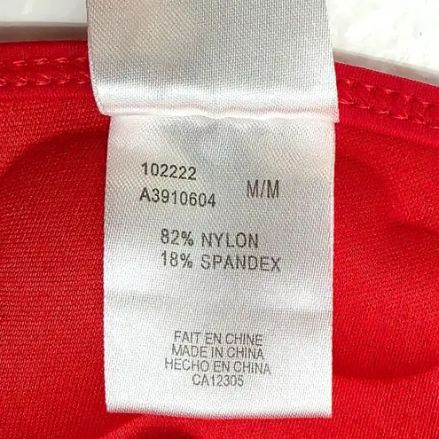 Body Glove Women's Baby Love Padded Smoothies Triangle Bikini Top Red Medium