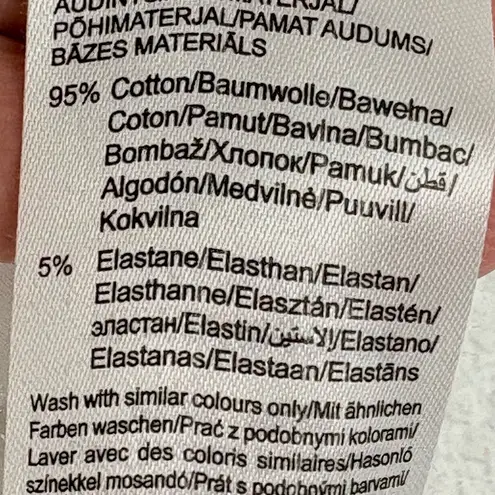 Orsay White Flamingo Top Women’s L – Silver Glitter Pearls Ribbon Tie Back Y2K Size L