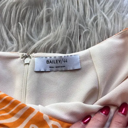 Bailey44 NWT Bailey 44 ruched orange midi skirt