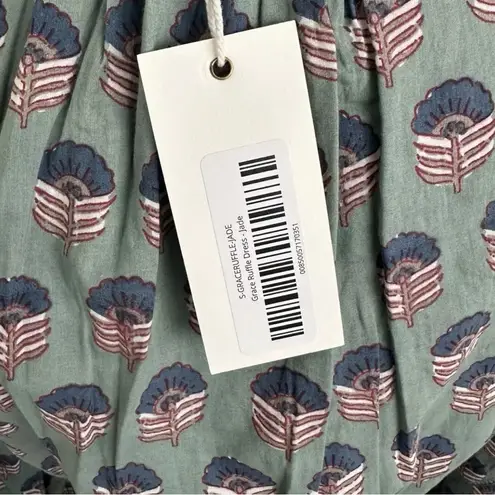 NEW MAREA grace ruffle dress in jade Green