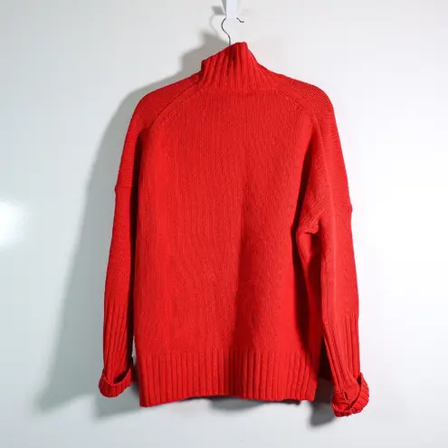 Zadig & Voltaire Alma Rock' N' Roll Graphic Wool Knit Mock Neck Pullover Sweater