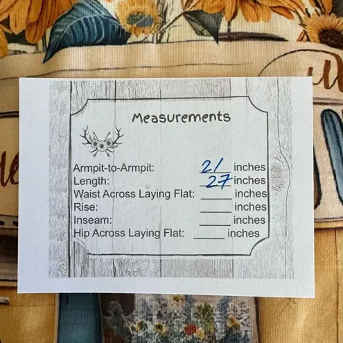 Women’s Crewneck Mustard Hippie Bohemian Van Floral Short Sleeves SZ M #2115 Yellow Size M