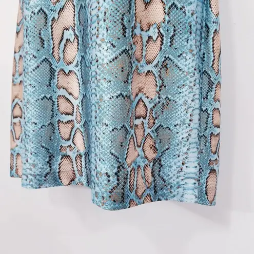 Naven Snake Print Sleeveless Shift Dress