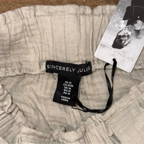Sincerely Jules NEW Casual Pull-On Gauze Pants