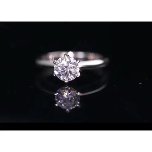 Boutique 1Ct‎ Solitaire Platinum 925 Simulated Diamond Engagement Wedding Ring, Size 8