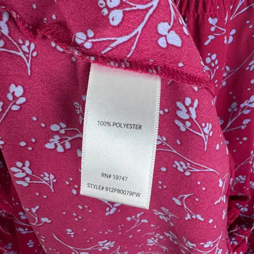 The Pioneer Woman Micro Ruffle Tiered Tunic Size XXXL Boho Cottage Modest Flowy Pink